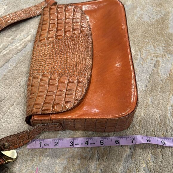 VTG Brahmin alligator skin light brown shoulder bag in amazing condition for age - Picture 15 of 16